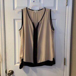 Faith and Joy V Neck Sleeveless Blouse